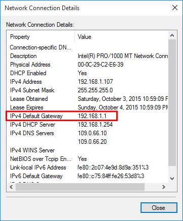 Set a static IP address in Windows 7 Windows 8.1 Windows 10 for the LAN 04