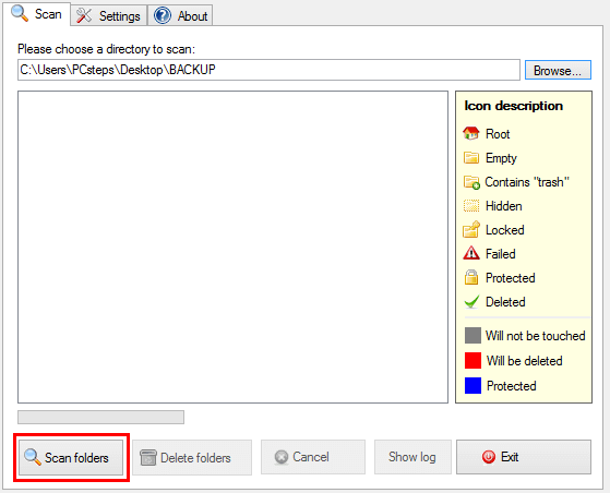 Remove Empty Folders Automatically in Windows 05
