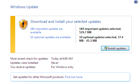 Windows Update - Does it Slow Down Windows 06