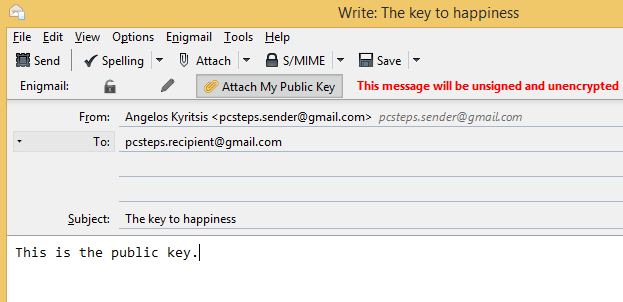 How To Send Secure Email Messages with OpenPGP Encryption Mozilla Thunderbird 21