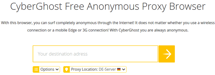 Browse Anonymously with CyberGhost Free VPN 03