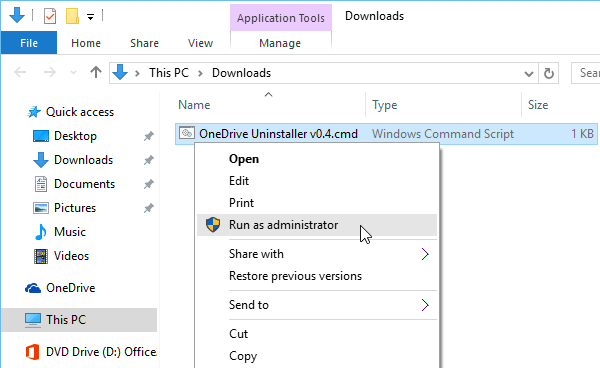 Uninstall OneDrive in Windows 10 - or Just Disable It 12
