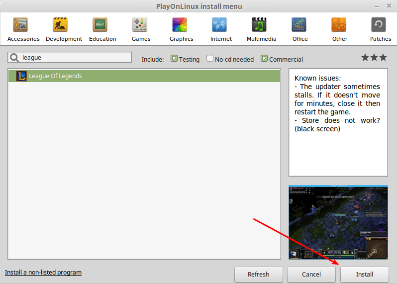 Install League of Legends on Linux Mint - Ubuntu with Wine 14