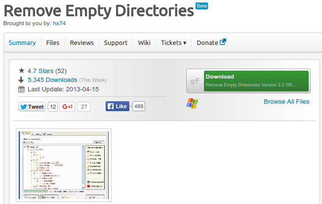 Remove Empty Folders Automatically in Windows 01