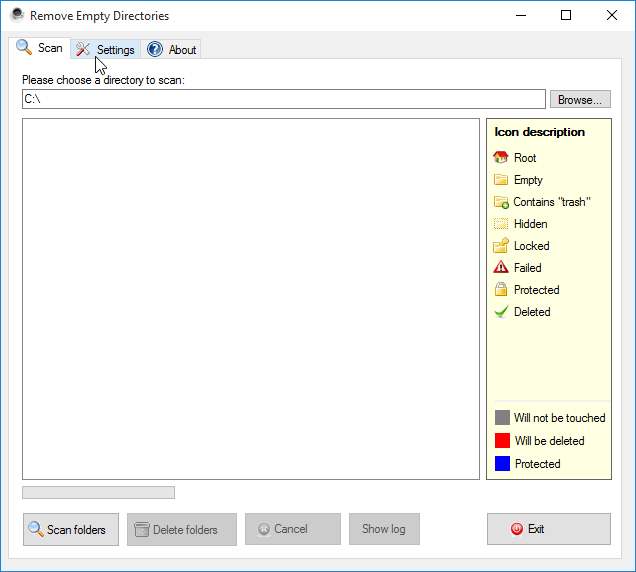 Remove Empty Folders Automatically in Windows 03