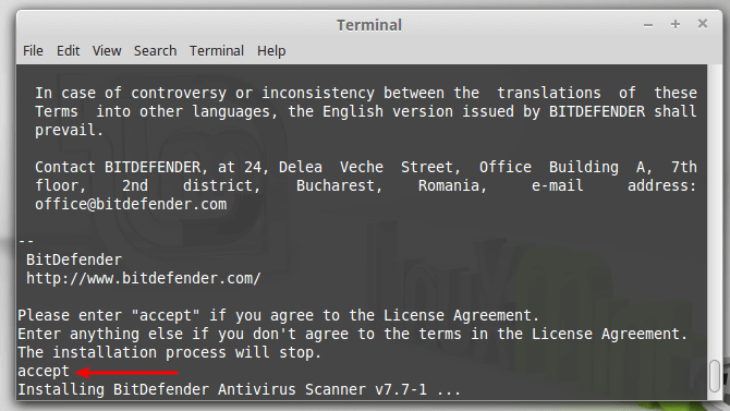 Linux Virus Scan With the Free Bitdefender for Unices 13