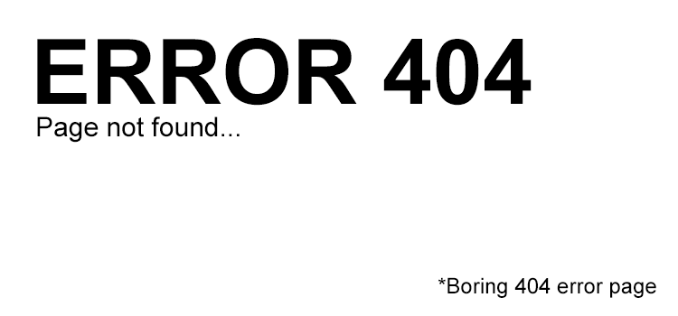 The Most Intresting 404 ERROR Pages Around The Web